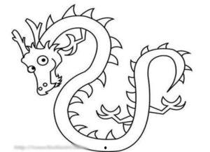 吃瓜的龙简笔画教程视频